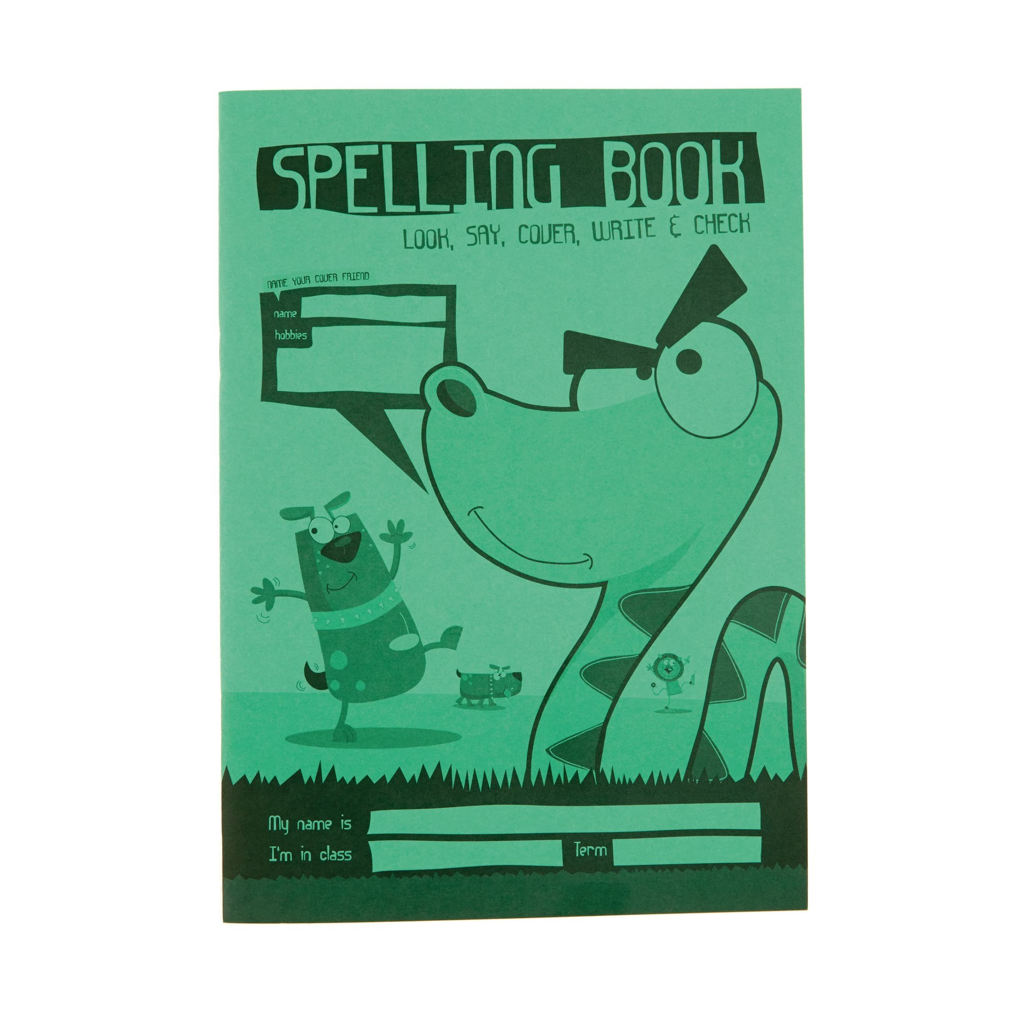 Green A5 Spelling Book 28-Page,  - Pack of 30